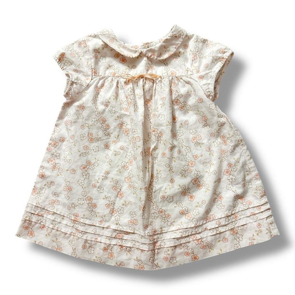 Jacadi | Floral Peter Pan Dress (3 mos) 🎀